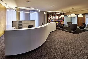 Sonntag & Partner Wirtschaftskanzlei, München, Empfangsbereich