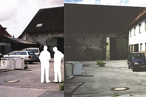 Büro Kolb, Schulstraße 4, Stadtbergen - Alter Hof vor Umbau