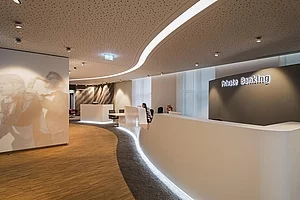 Stadtsparkasse Augsburg, Max 23, Empfang Private Banking