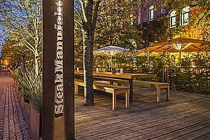 Restaurant SteakManufaktur, Augsburg - Biergarten