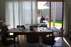 Büro Kolb, Schulstraße 4, Stadtbergen - Besprechungsraum mit Terasse