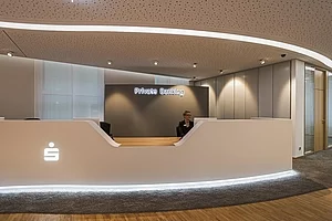 Stadtsparkasse Augsburg, Max 23, Empfang Private Banking